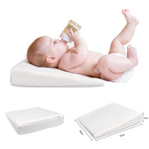 Anti-spitting milk baby pillow baby triangle slope cushion feeding slope pillow memory cotton baby pillow cross-border
