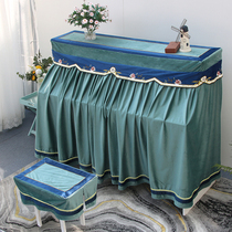 Original design new embroidered upscale piano cover dust cover full hood light luxury New Chinese American piano full cover cloth