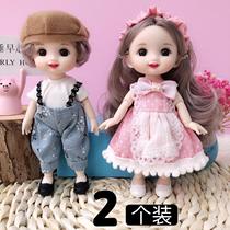 17cm mini doll Little Magic Fairy Barby girl toy small set simulation princess dress up childrens essence
