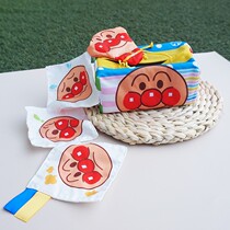 Baby draw paper toy Japanese Breadman baby comfort simulation cloth towel box with sound paper 0-6 months