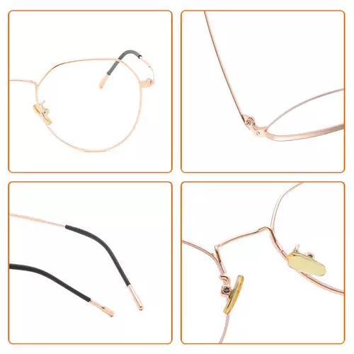 Анти-синие светлые компьютерные очки мужчины женщины смотрят на прозрачное стекло