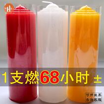 Candles home burn-resistant old-fashioned smoke-free oversized red and white happy event power outage emergency lights pedestal daily lighting romance
