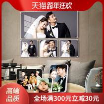 Photo frame setting table Korean crystal print Ramina photo custom photo decoration wedding photo washing Wall