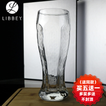 American LIBBEY LIBBEY Cup Knight beer glass retro water Cup restaurant hammereye pattern Japanese wine cup teacup