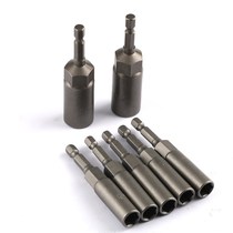 Longer and deepened air batch sleeve manual drill non-magnetic hexagon socket 7mm8 drill bit single No. 10