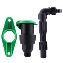 Green water intake garden quick water intake valve plug bar community lawn water pipe connector key water gun 6 minutes 1 inch 25