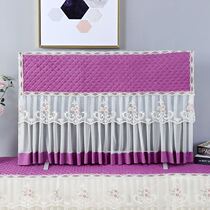 TV Hood dust cover hanging LCD 55 inch 50 inch curved surface 65 lace cloth fabric TV set