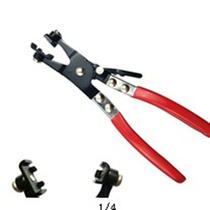 Automobile water pipe clamping pliers straight throat pipe bundle pliers can bend with wire clamp buckle clamp clamp clamping pliers