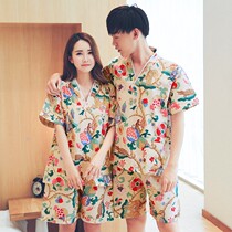 100% cotton lovers sweat steamed clothing women's cotton large size bathrobe men's sauna health foot bath clothing pajamas