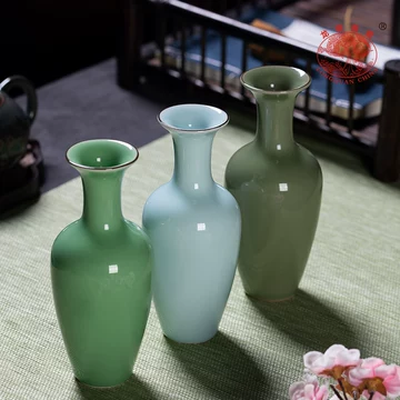 中国 青釉 青瓷 花瓶 青磁 花器 瓷器 花入 官 青釉蓝纹陶瓷花瓶-青釉蓝纹陶瓷花瓶促销价格、青釉蓝纹陶瓷花瓶品牌- 淘宝