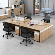 Employee Desk Brief Modern Face-To-Face Duo Finance Office Desk Chair Combined four digits