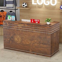 Cashier shop small clothing store counter corner beauty hotel front desk barber shop simple modern bar