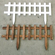 Garden wooden fence anticorrosive wood fence outdoor courtyard lawn guardrail outdoor greening gardening decoration solid wood fence