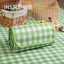 Picnic Mat Canvas Moisture-proof cushions Thickened Portable Outdoor Camping Spring Suburbs WATERPROOF ULTRASONIC TENT INNER MAT