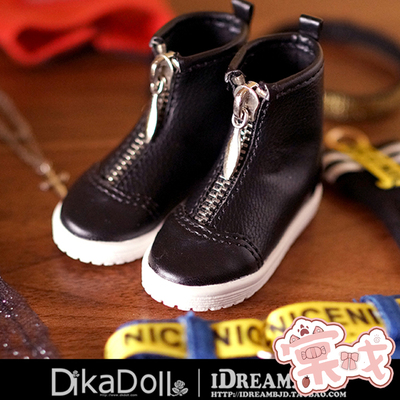 taobao agent [Tang Opera BJD] Doll shoes [DK] Uncle/4 points black high -top shoes