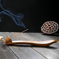 Line incense burner creative ceramic sinking sandalwood plug incense stove antique home Zen ornaments incense tea ceremony room