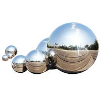 304 stainless steel ball staircase decorative ball stainless steel ball mirror bright stainless steel hollow ball floating ball ornaments