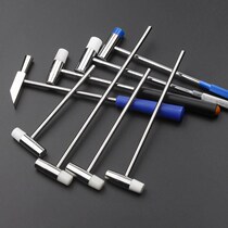 Handmade metalworking mini hammer curium porcelain on curium nail purple clay pot baked silver nail flower repair watch repair tool