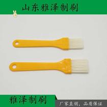Thin plastic handle hair brush keyboard cleaning special brush specifications complete dust removal brush yellow plastic handle plate brush