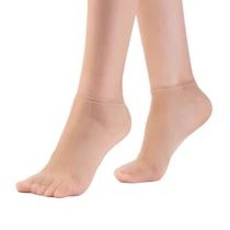 Stockings womens socks short socks ultra-thin summer toes transparent seamless invisible silk short breathable models the latest short tube