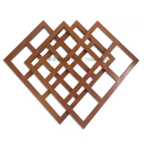 Customized new Chinese aluminum window screen window aluminum plate aluminum mesh partition fence fence aluminum hanging beauty rely