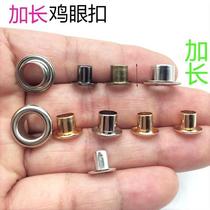 Longed corns and high black eye buckles shoelace buckle breathable hole belt hole buckle high eye buckle