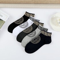 Nike Socks Men And Women Summer Short Barrel Socks Socks Pure Cotton White Casual Male Socks Sports Fan House Shallow Stockings Short Socks