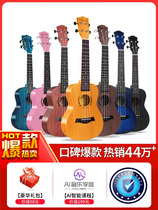 Unpopular musical instrument professional small guitar six string Girl Special cute ukulele 23 inch beginner entry level