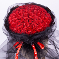Teachers Day gift immortal flower roses 99 flowers for girlfriend graduation simulation soap flower dried bouquet to female teacher