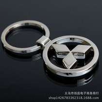 Manufacturer direct sales triple rhombus logo key button hollowed-out car mark key button Rex SasHonda Jianghuai Key buckle