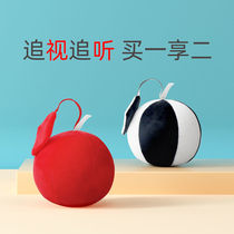 Baby Early teaches plush ball freshmen 0-1-year-old baby vision training red ball baby hand grips soft cloth ball gripping training