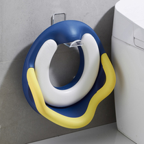 Childrens toilet toilet cushion containing hook wall-mounted baby toilet seat-stool-stool-stool-free rack-free