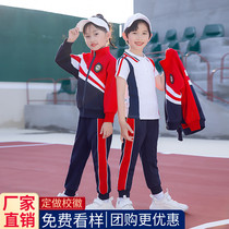 School uniform set primary school class uniform three autumn set kindergarten Garden uniform spring and autumn costume sportswear teacher Cotton