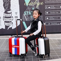 Child Pull Lever Box 20 Inch Nets Red Boarding Box Kids Suitcases Password Boxes Male And Female Children Small Suitcases Drag Boxes