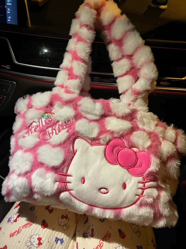 Hello kitty, демисезонная сумка на одно плечо