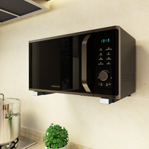 Kitchen Microwave Oven Bracket Folded Support Shelve Wall Hanging Oven Wall Bearing Bracket Perforated Bay