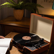 Famous M008 old-fashioned gramophonic machine retro black adhesive record machine Seven New Years Eve lover gift telegrammater wireless Bluetooth