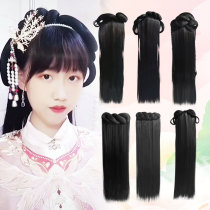 Jlinkol ancient costume all-in-one soft headband three-dimensional wig colorful cloud bun Ming system Hanfu hairstyle straight hair piece bun