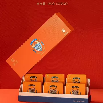 陳皮白茶 2017 郑莲英陈皮白茶小方片茶叶2017年贡眉福鼎老白茶新会陈皮白茶礼盒