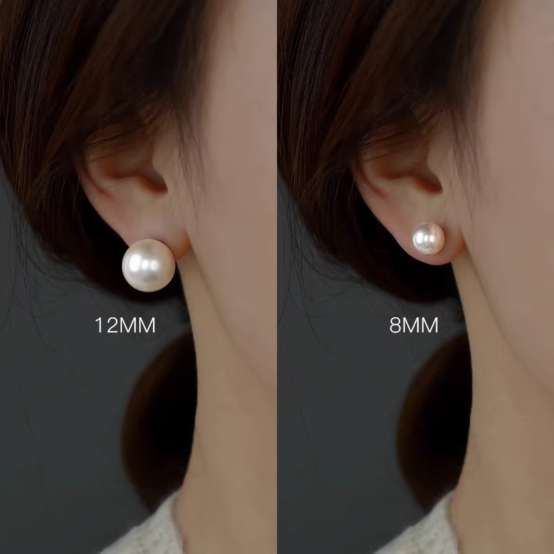 Pearl Earrings New 2023 Hot selling Style, Elegant, Small, and High Grade Earrings for Women without Ear Holes Ear Clip Ear Jewelry