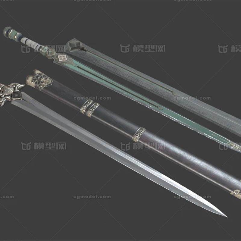 Y14-古代佩剑宝剑古代剑冷兵器刀剑武器汉剑中国剑 精品剑 3d模型怎么选?这把剑太值了!_英雄联盟_淘宝游戏网
