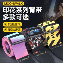 MOONWALK DF-20 guitar strap professional thickening folk acoustic guitar electric guitar bass universal shoulder strap