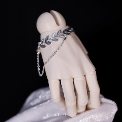 taobao agent [Monthly Xiangxiang Thirteen] [Trafficking] BJD bracelet Silver three -pointer 73 ID75 baby accessories