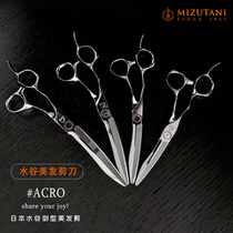 Japan imported ACRO Mizutani hair scissors Professional hair scissors Hair stylist special incognito tooth scissors flat scissors