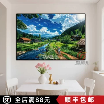 横版森林油画装饰画-横版森林油画装饰画促销价格、横版森林油画装饰画