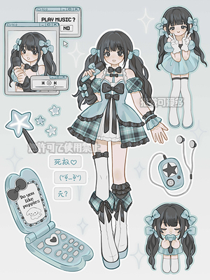taobao agent [Sample] Underground idol Xiao Aidou Lolita Lolita Lolita playing uniform
