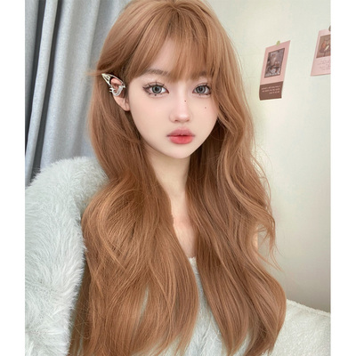 taobao agent Summer golden wig, Lolita style