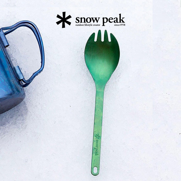 Snowpeak Xuefeng на открытом воздухе кемпинг многоцветный титан род многофункциональный вилка и ложка SCT-125