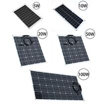 High efficiency outdoor single crystal 50W-half flexible solar panel Solar panel Solar power panel Photovoltaic components