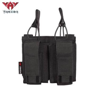 taobao agent Yakeda double -colored egg clip bag tactical two -connected attachment bag multi -functional military fan waist bag Molle magazine double bag